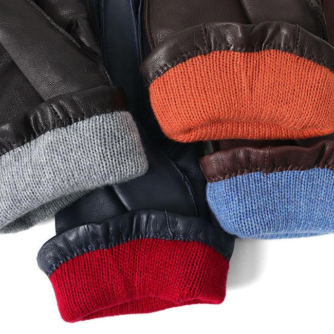 DENTS デンツ カシミアライニング ヘアシープ レザーグローブ 15-1086