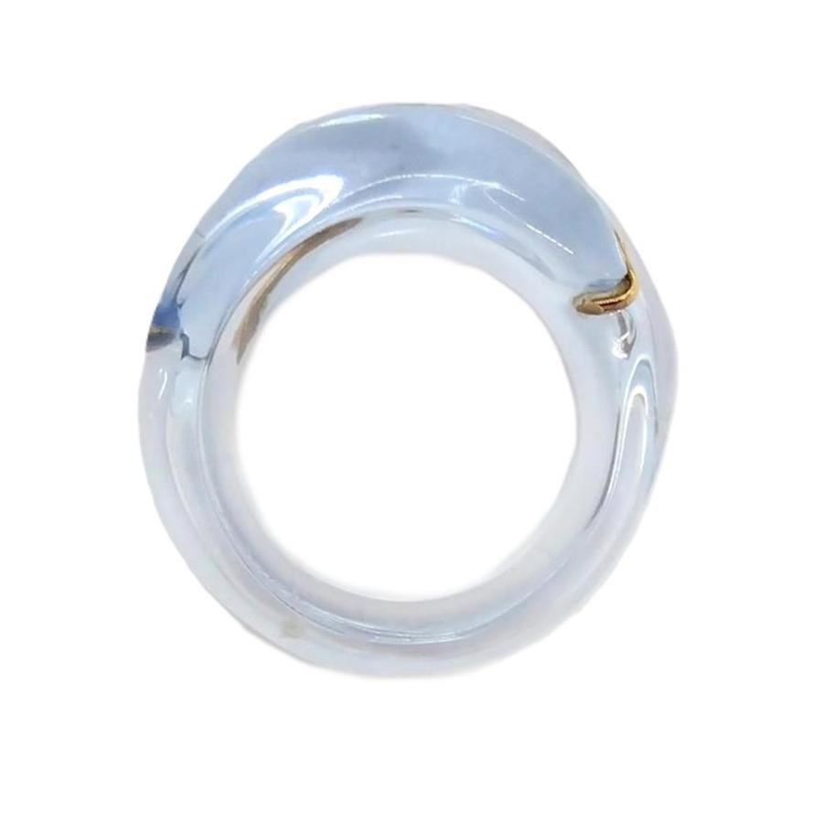 バカラ（Baccarat） コキアージュ クリアブルー 約12.5号 リング 指輪