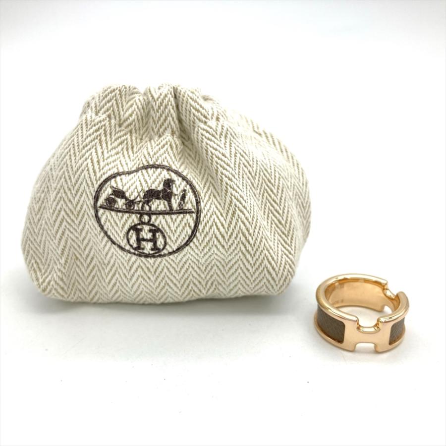 HERMES（エルメス） オランプ PM リング 指輪 メタル ヴォーエプソン