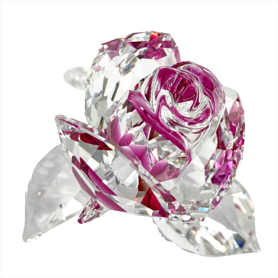 SWAROVSKI（スワロフスキー） ブロッサミングローズ ピンク オブジェ