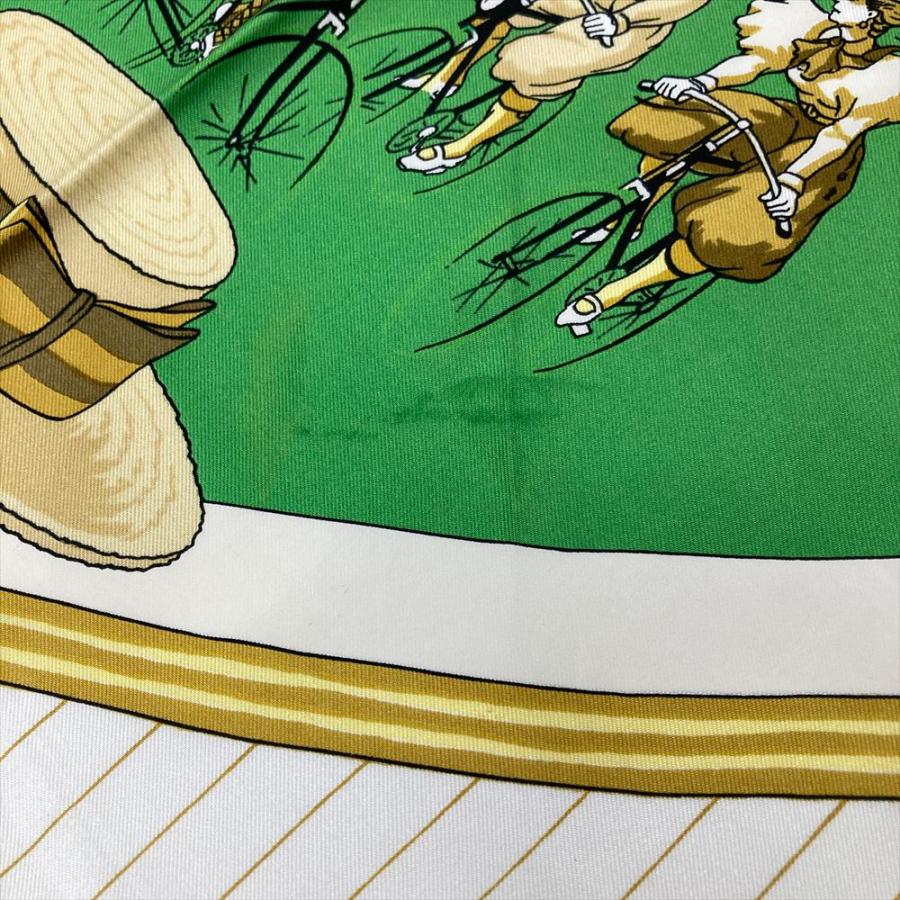 HERMES（エルメス） カレ90 自転車 LES BECANES スカーフ シルク