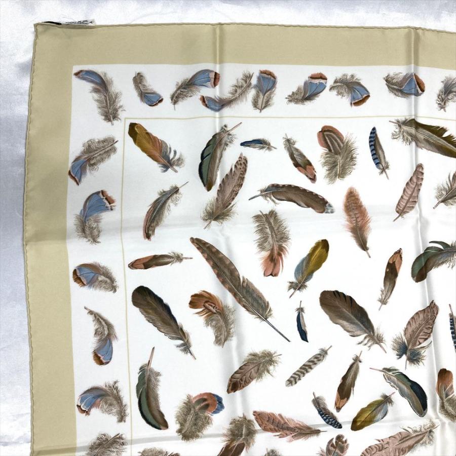 HERMES（エルメス） カレ90 PLUMES par Henri de Linares スカーフ