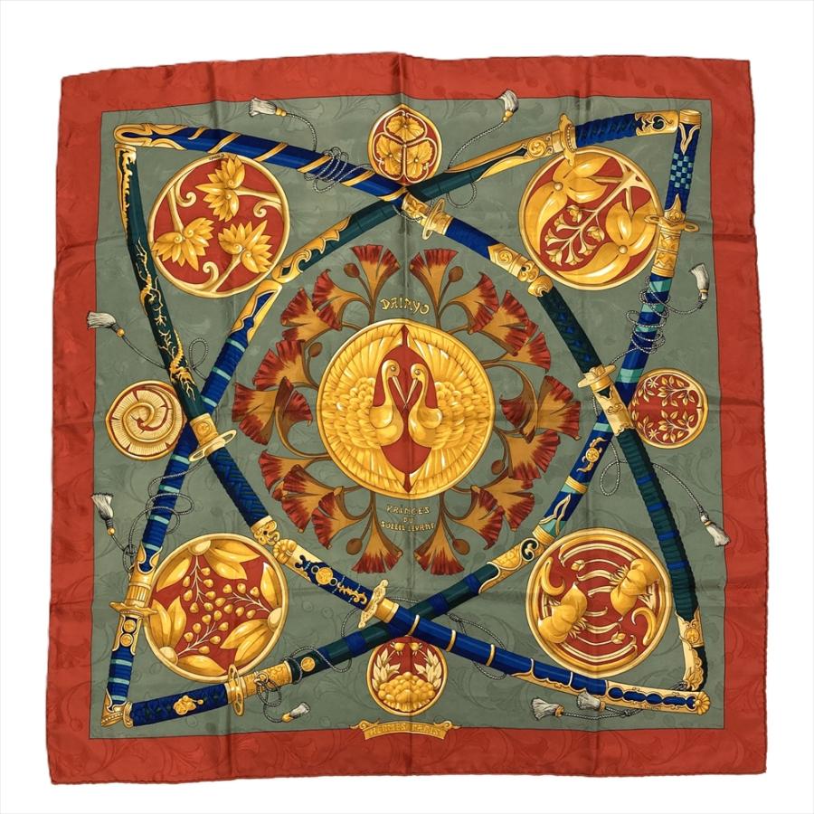 HERMES（エルメス） カレ90 大名 日出る国の皇子 DAIMYO PRINCES DO