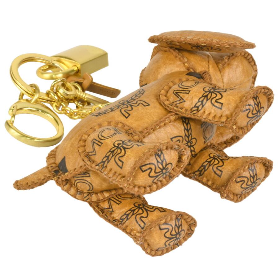 MCM（エムシーエム） バッグチャーム ドッグキーホルダー 犬 ブラウン