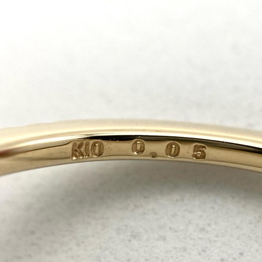 agete（アガット） ハーフエタニティ リング 指輪 ダイヤモンド 0.05ct