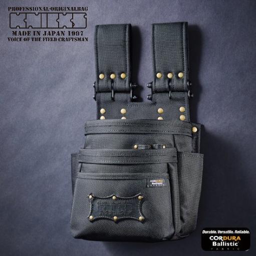 ニックス 腰袋 3段 チェーンタイプ コーデュラ バリスティック BA