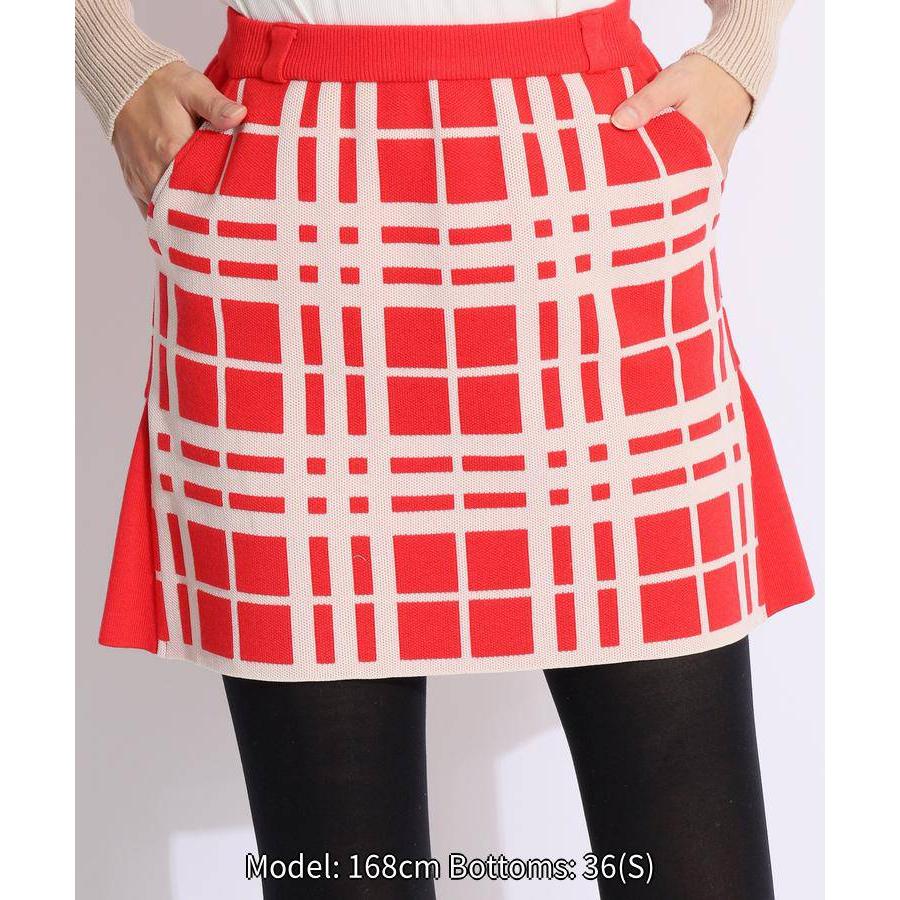 セール アルチビオ ランダムチェック柄ニットスカート : 私ときどき