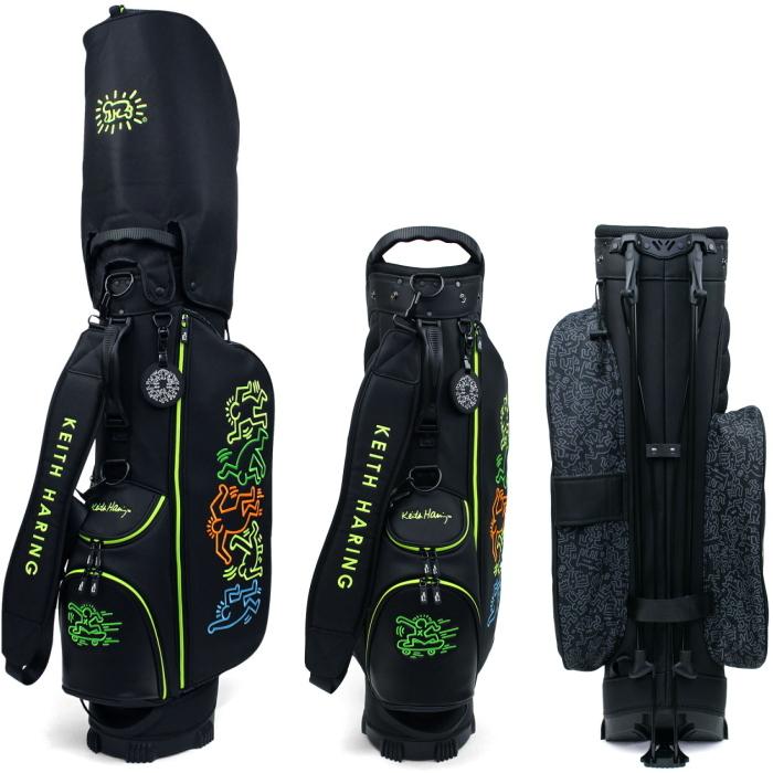 キースヘリング KHCB-08 スタンド キャディバッグ 5Figs 9型 【Keith