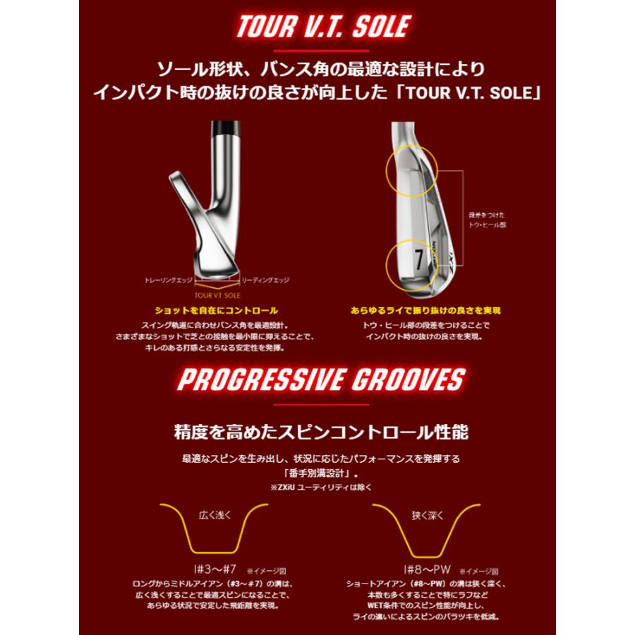 ZXi (特注 納期2-5週) ダンロップ スリクソン ZXi5アイアン単品(#4-9