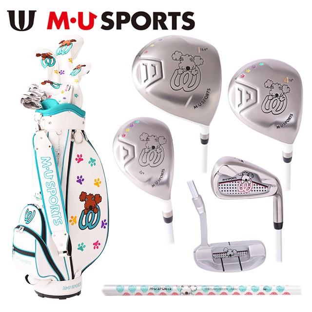 M・U SPORTS MUスポーツ 703W6900R レディース ゴルフ ハーフセット 8