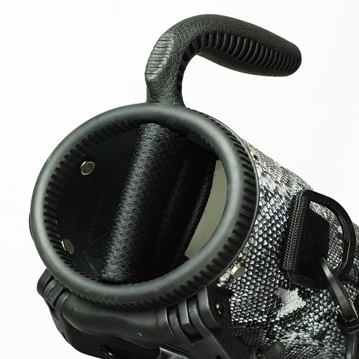 パイソン柄 蛇柄 型押し セルフスタンド クラブケース クラブバッグ