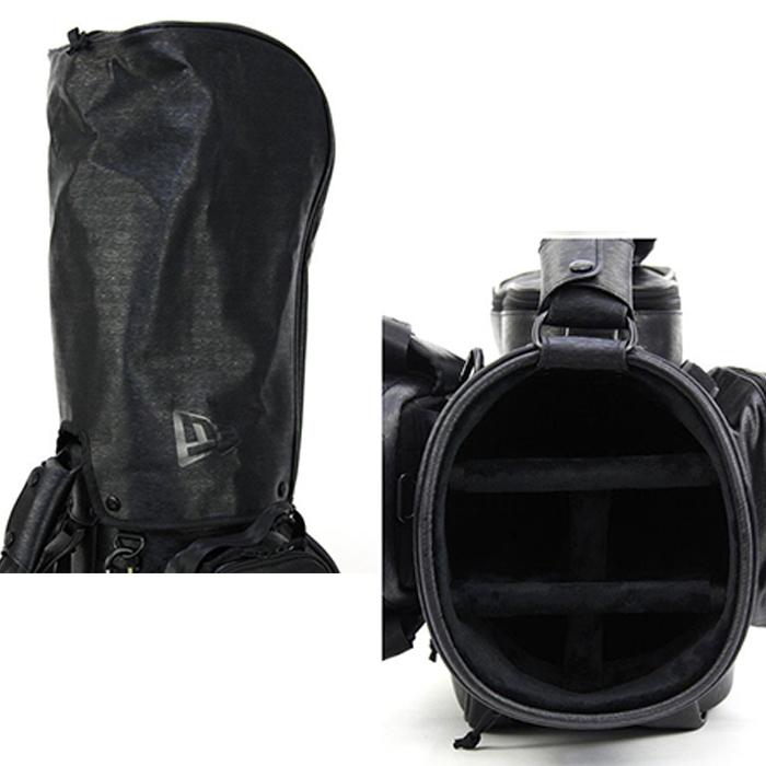 NEW ERA ニューエラ ゴルフ カート キャディバッグ ブラック/ブラック