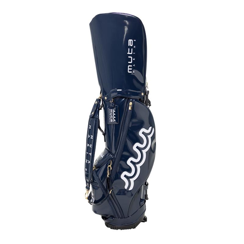 muta エナメルスタンドキャディバッグ(MARLIN)【ネイビー