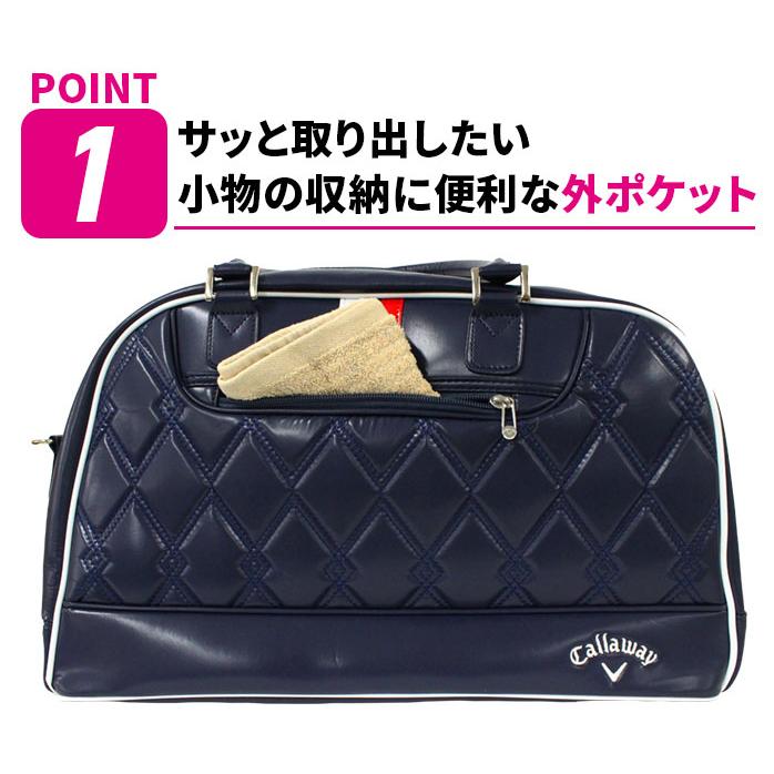 Callaway（キャロウェイ） ゴルフバッグ ウィメンズ ボストンバッグ PU