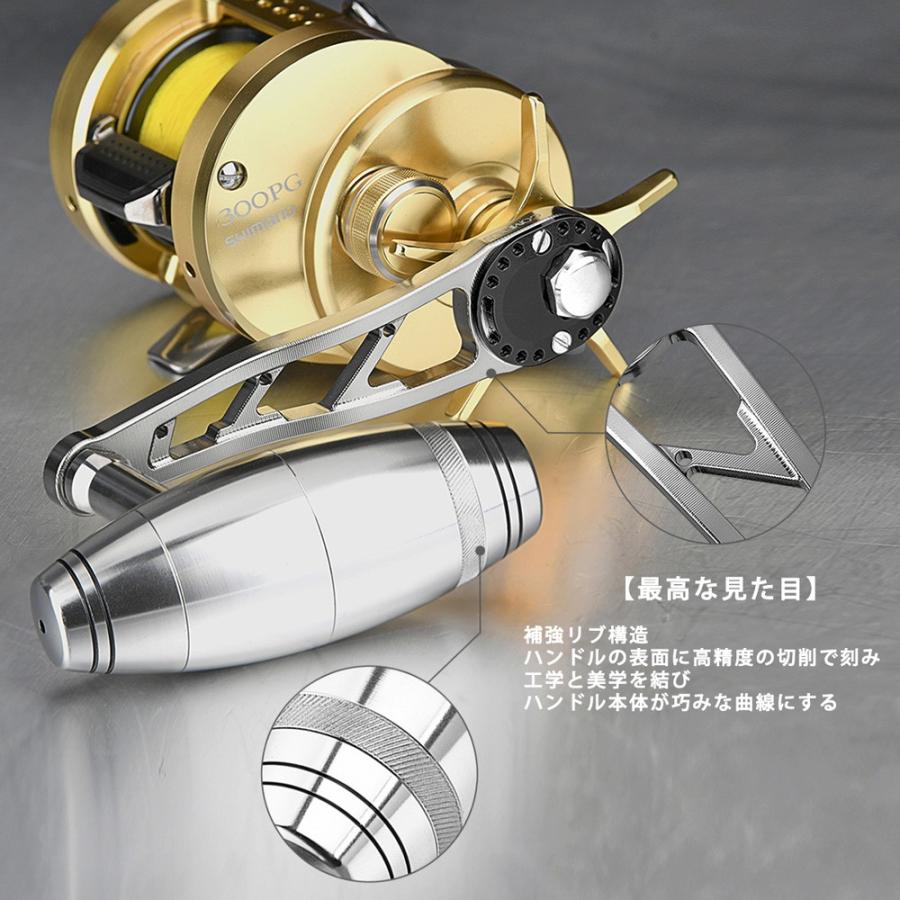 ベイトリール パワーハンドル 95mm ダイワ Daiwa アブガルシア Abu