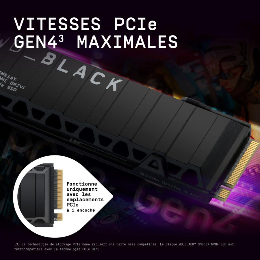 WD_BLACK 1TB SN850X NVMe 内蔵型 ゲーミング SSD ソリッドステート