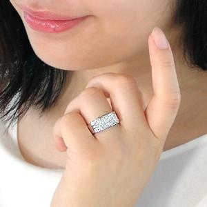 pt900 プラチナ ダイヤモンド ダイヤ 指輪 リング 1.0ct 1カラット