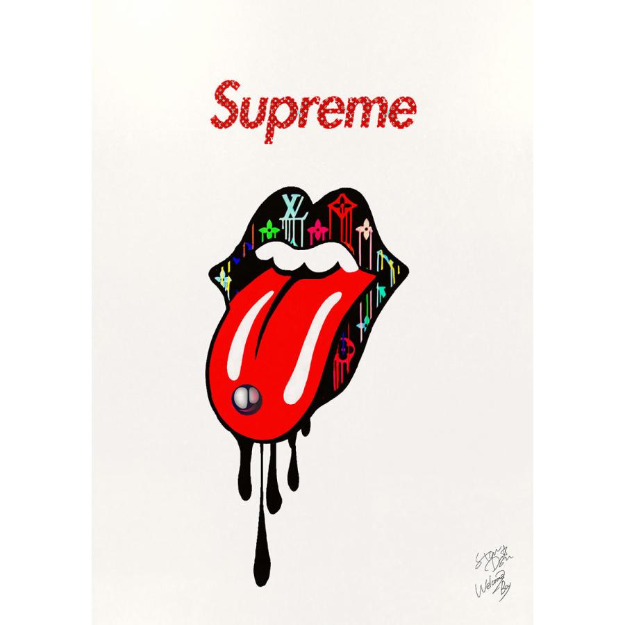 Supreme（シュプリーム） Star Design ポスター A4サイズ アート