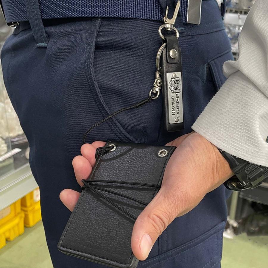 警察 エンブレム付 キーホルダー/手帳紐フック : グッズ安売り王