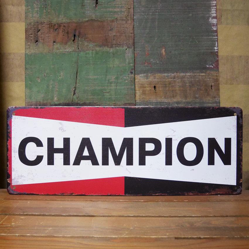 Champion（チャンピオン） アメリカンサインボード インテリア メタル