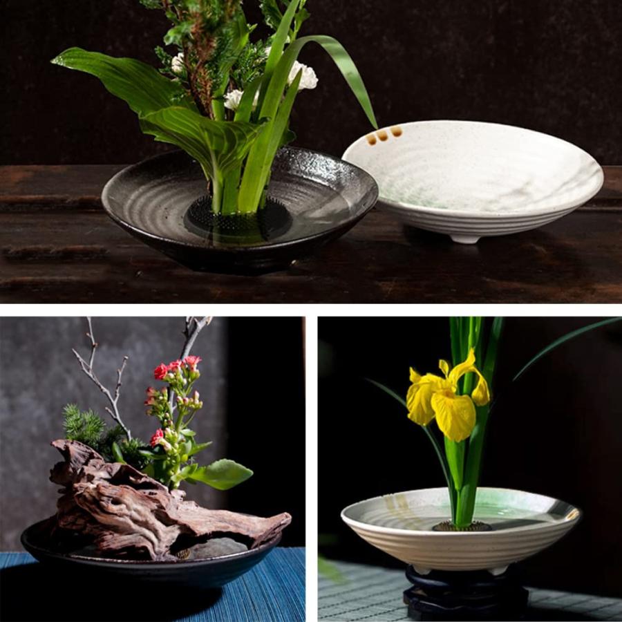 HIGHAWK花器 華道 生け花用 水盤 花瓶 陶器 挿花 フラワーベース