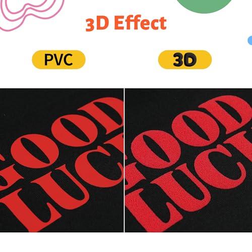 3Dパフ アイロンプリントシート 熱転写ラバーシート JAVIGA PU素材 DIY