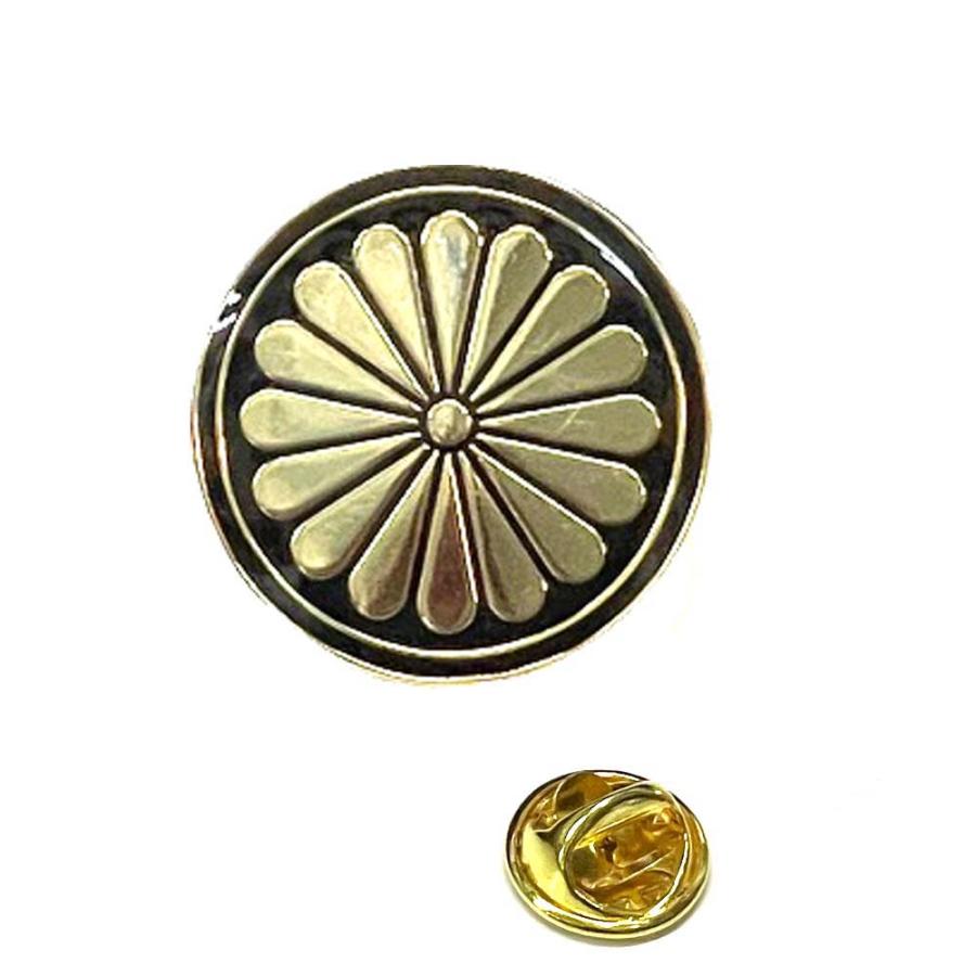 皇室 菊紋 バッジネクタイピンタイタック◇映画舞台撮影用小道具◇A085