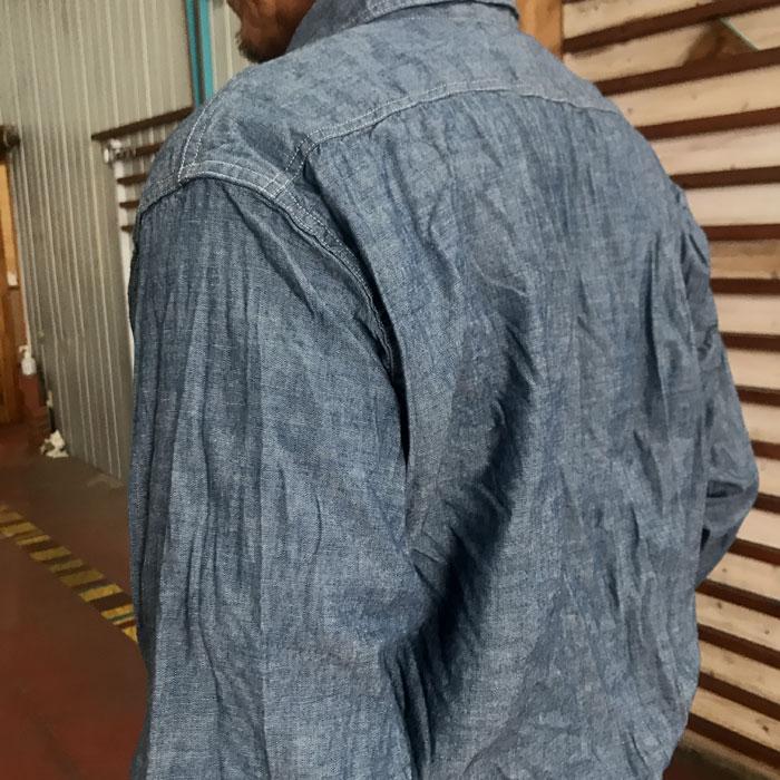 orSlow（オアスロウ） シャンブレーシャツ 01-V8070-84 Vintage Fit