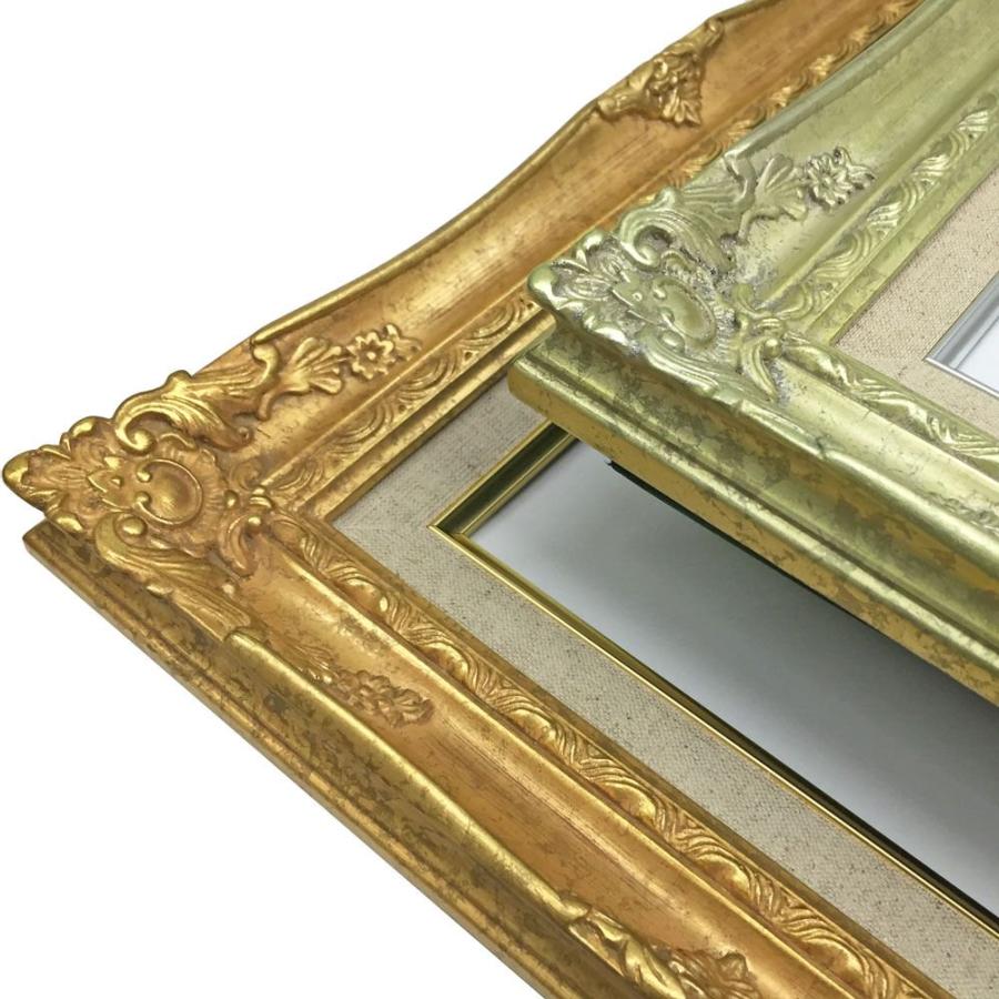 油絵額縁 9232N ガラス付 /139×179(F0)のキャンバス・パネル用(厚さ22