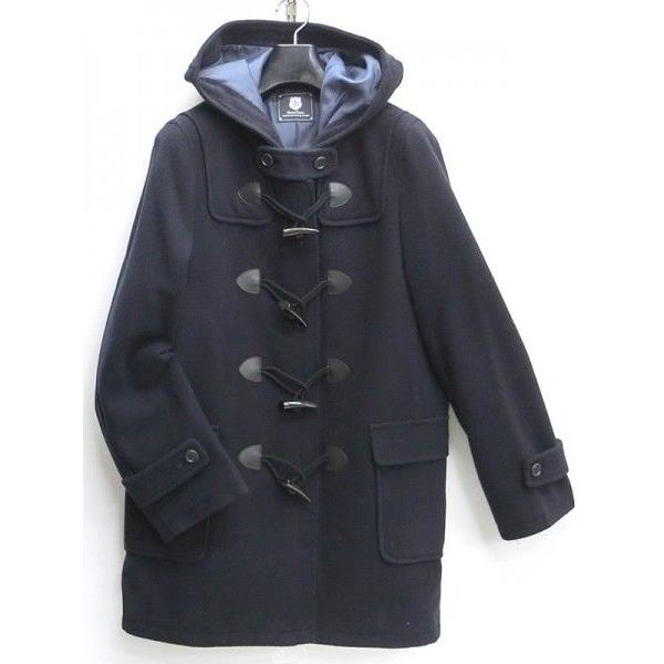 スクールコート 女子用 前ファスナー付きダッフルコート カンコー学生