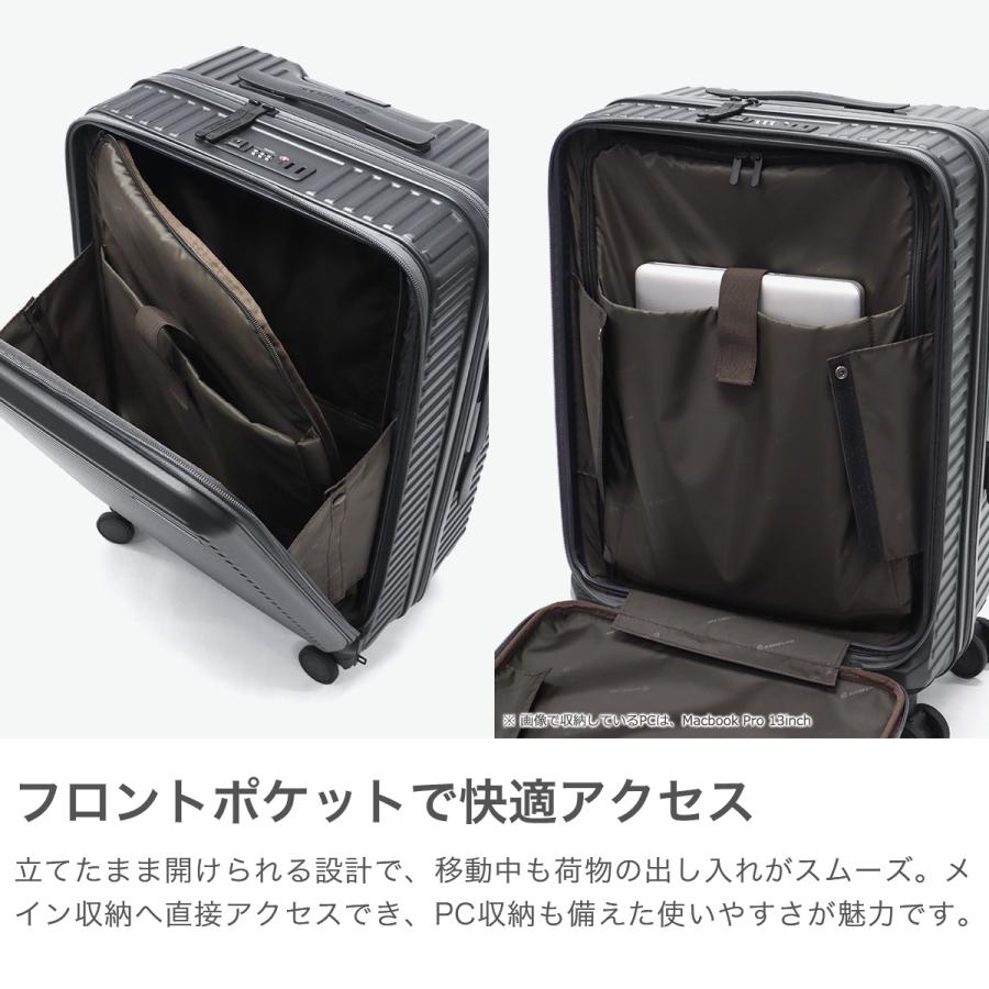 最大53%☆2/27〜 特典付 エッジリンク スーツケース Mサイズ EDGELINK