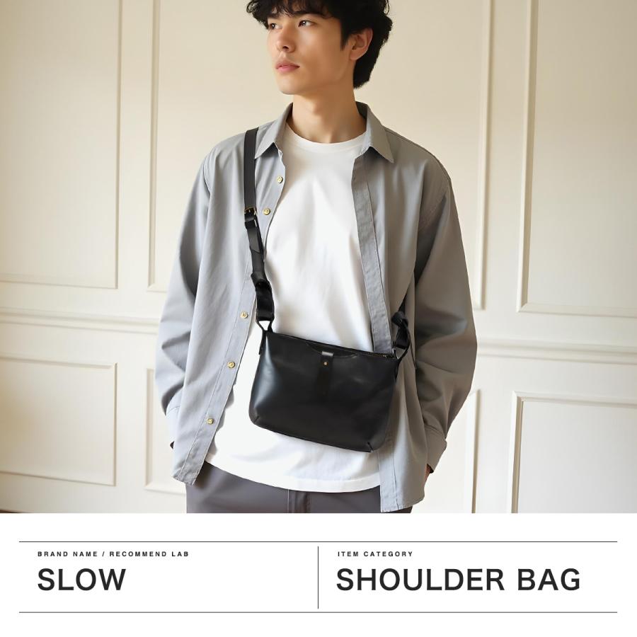 SLOW 最大50%☆2/25限定 ショルダーバッグ メンズ レディース 斜めがけ