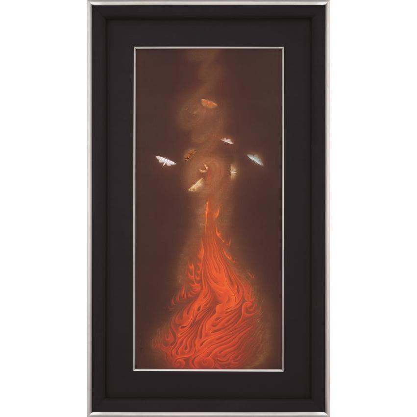 速水御舟 山種美術館 名作選 重要文化財 「 炎舞 」 彩美版R シルク