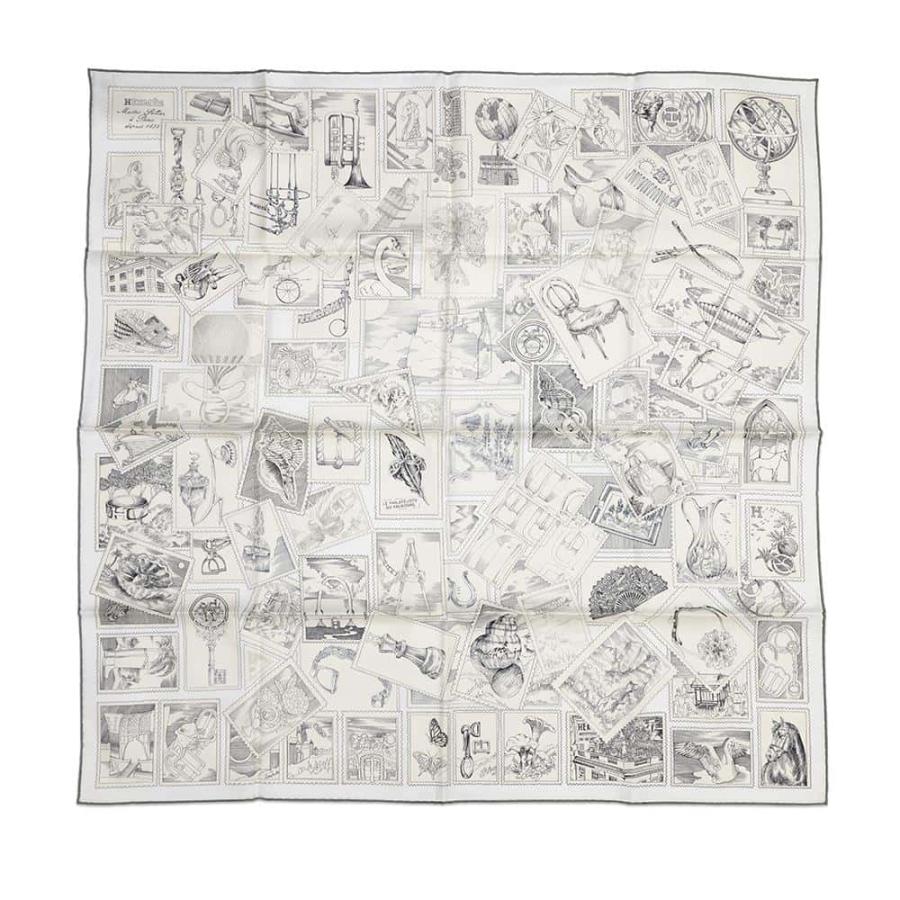 エルメス スカーフ カレ90 フォーブルの切手愛好家Le Philateliste du