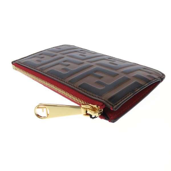 FENDI（フェンディ） キーケース ズッカ柄 キーフック付き 8AP161