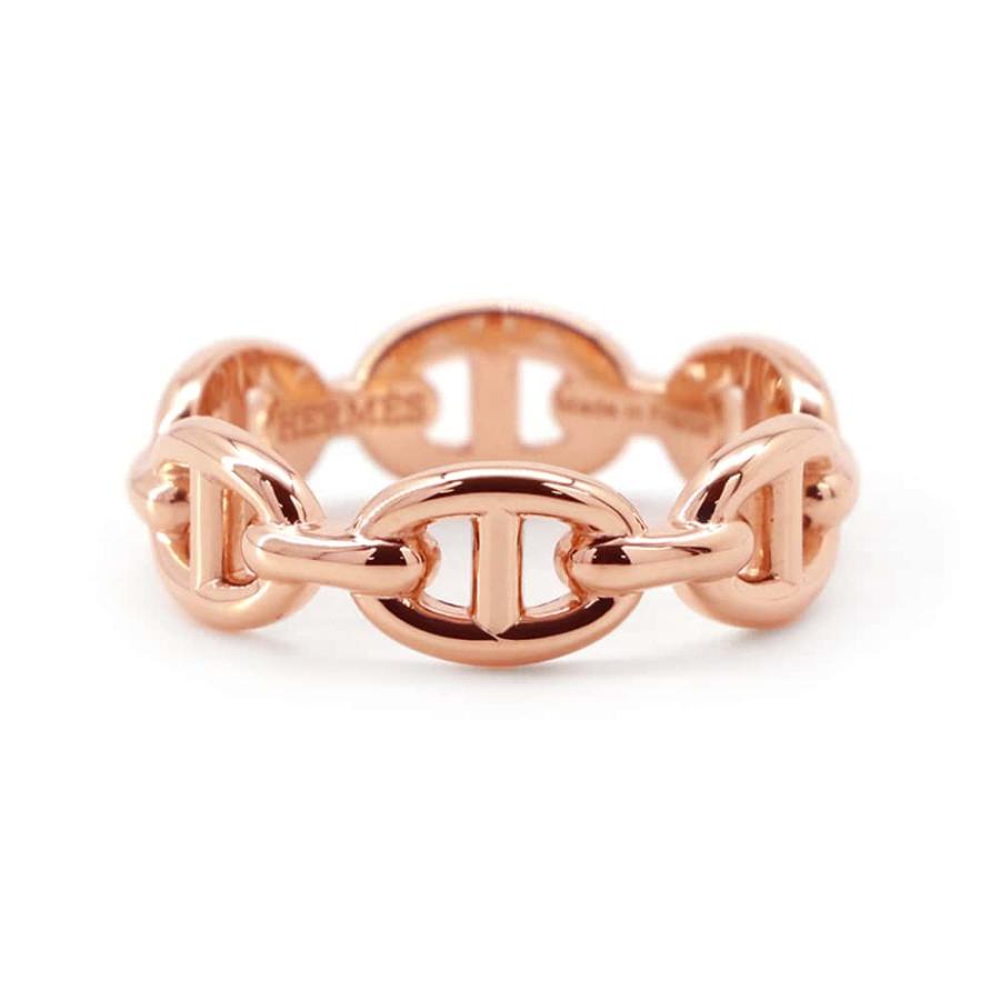 エルメス リング シェーヌダンクル アンシェネPM K18PGピンクゴールド