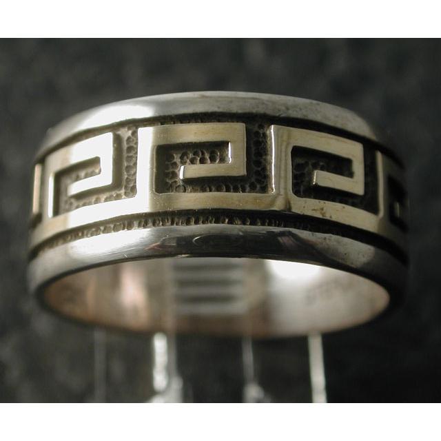 シルバーアクセサリー インディアンジュエリー ホピ リング Art Honani