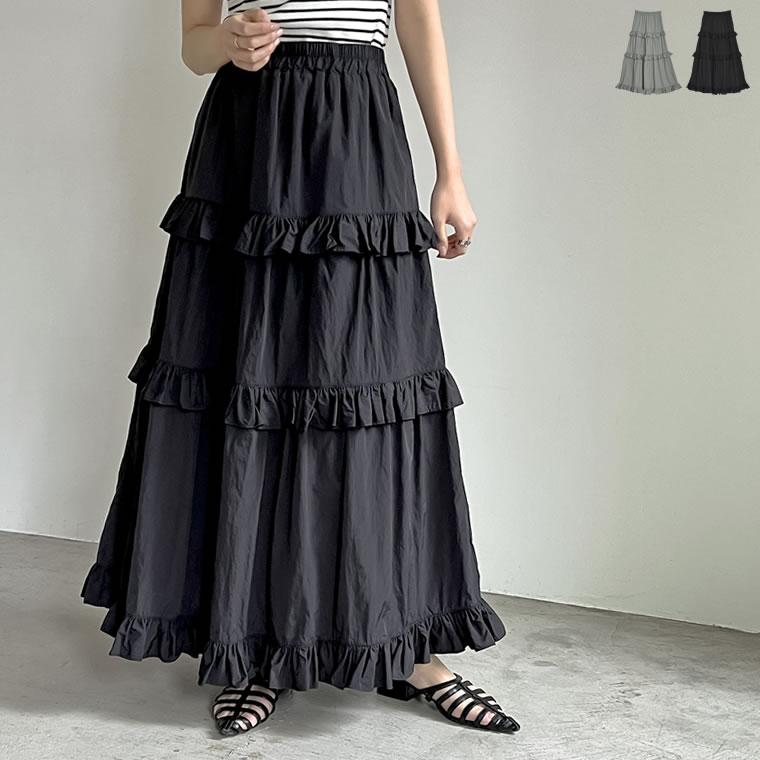 Re:EDIT（リエディ） スカート レディース ティアード ティアード