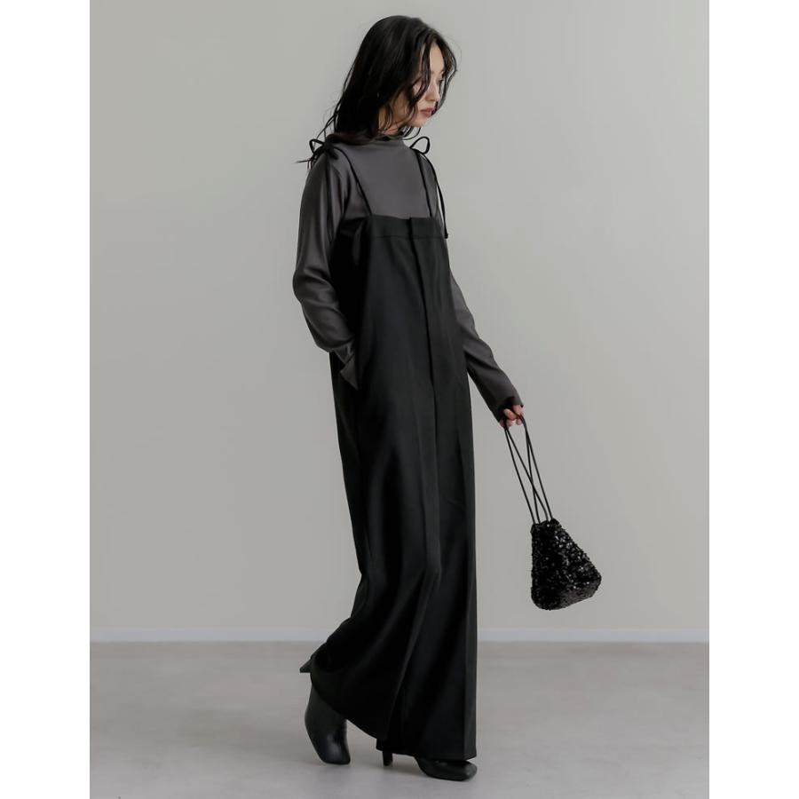 Re:EDIT（リエディ） サロペット オールインワン レディース 低身長 高