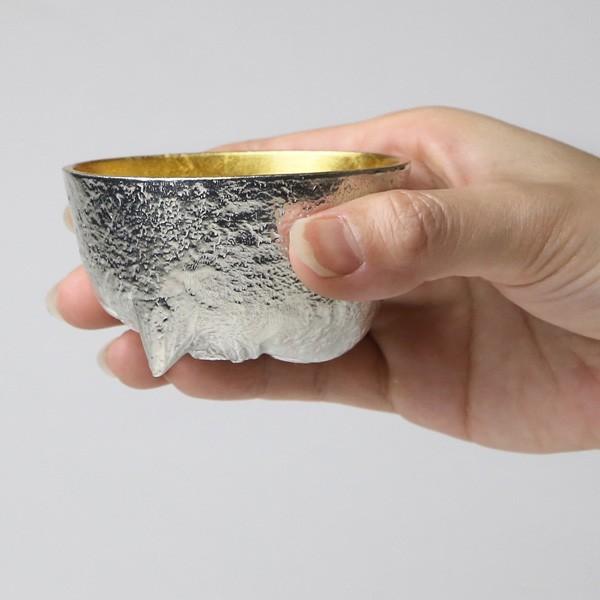 能作 × 雅覧堂 ぐい呑 盃 鬼面盃 金箔 大 〜鬼は外福は内〜 本錫100