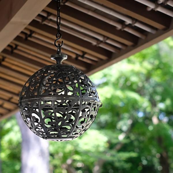 灯篭 吊灯篭 唐草 高岡銅器 吊り灯篭 灯籠 燈籠 照明加工 LED