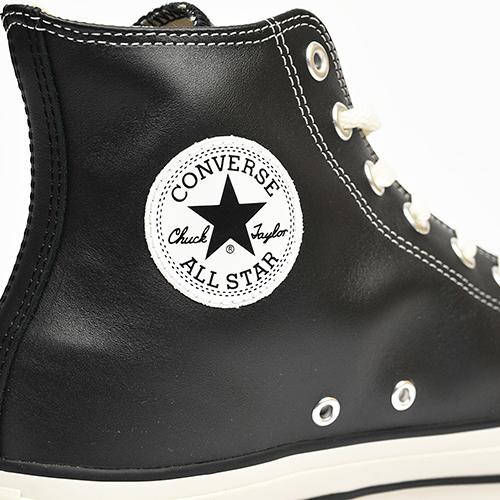 ALL STAR コンバース レザー オールスター ハイ ブラック CONVERSE LEA