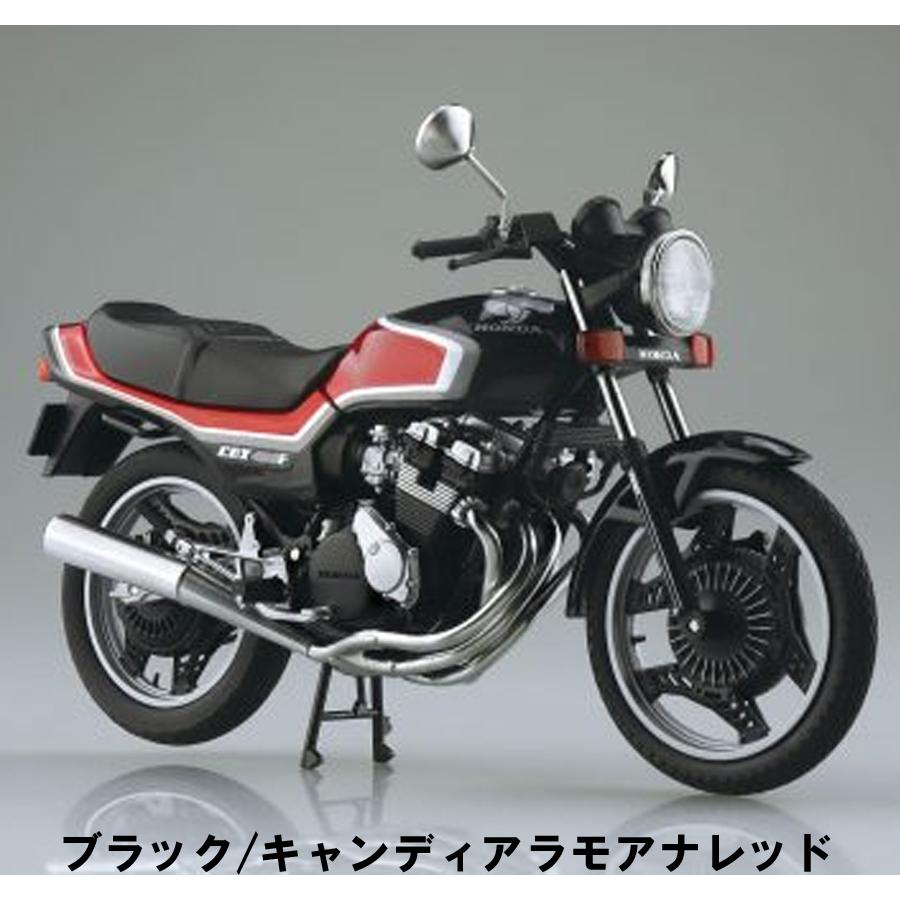 AOSHIMA HONDA CBX400F バイク模型 1/12 ミニカー 完成品 アオシマ CBX