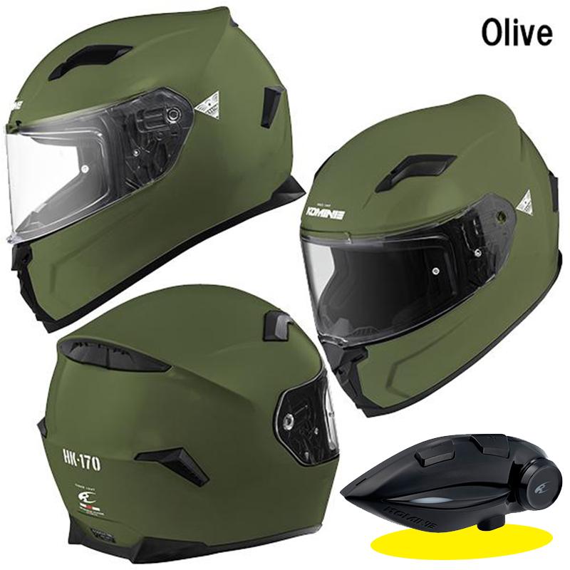 コミネ（Komine） HK-170 FL フルフェイスヘルメット + KK-902