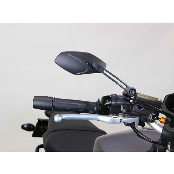 POSH ポッシュ ブラック フラットローミラー ランス2 FLAT LOW MIRROR