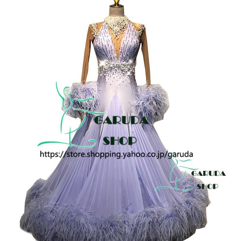 Garuda SHOP レディース社交ダンスドレス モダン競技ドレス ワルツ