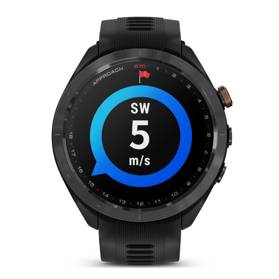 GARMIN（ガーミン） スマートウォッチ Approach S70 47mm Black Bronze