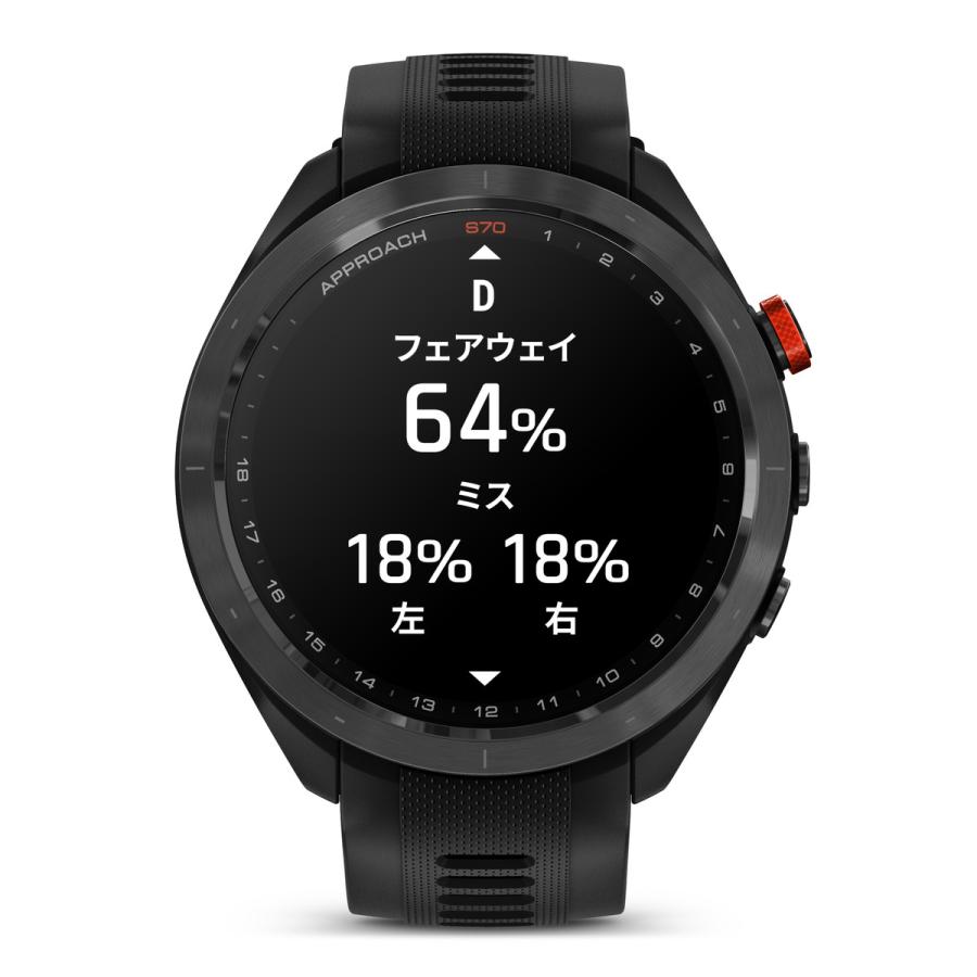 GARMIN（ガーミン） Approach S70 47mm Black ゴルフウォッチ GPS