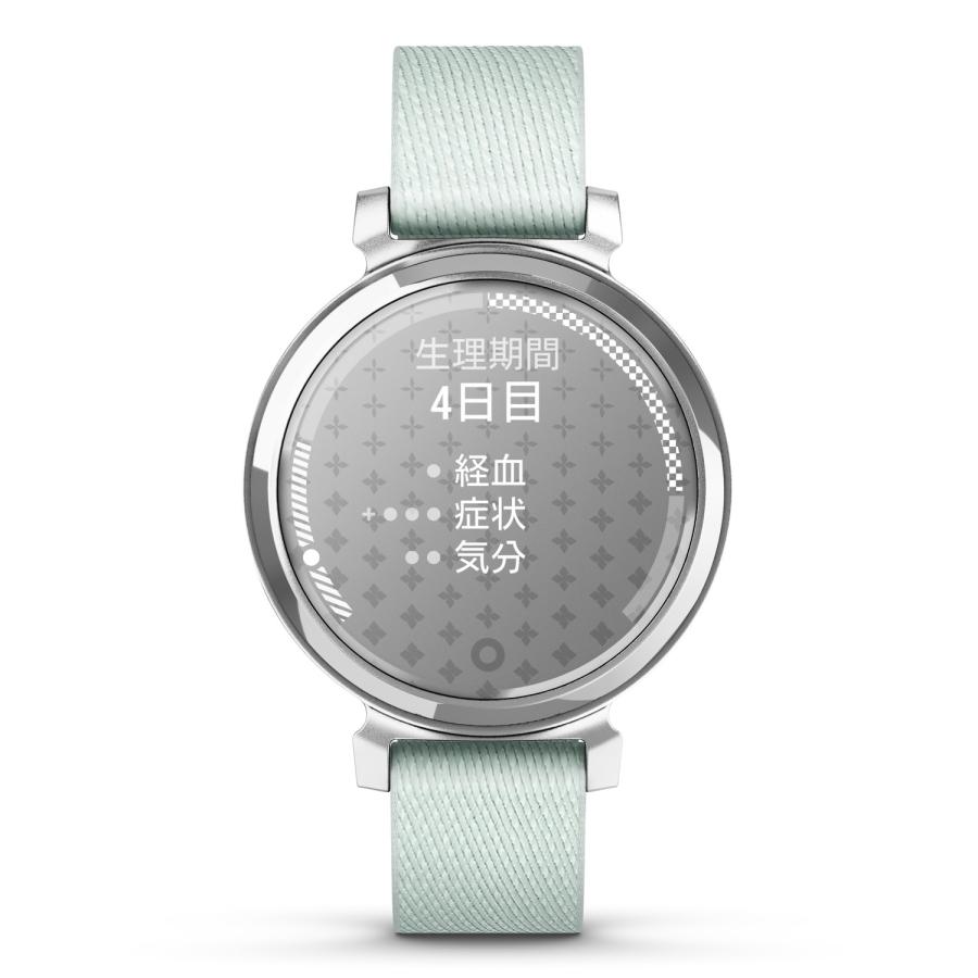 GARMIN（ガーミン） Lily 2 Classic Sage Gray Nylon / Silver [Suica