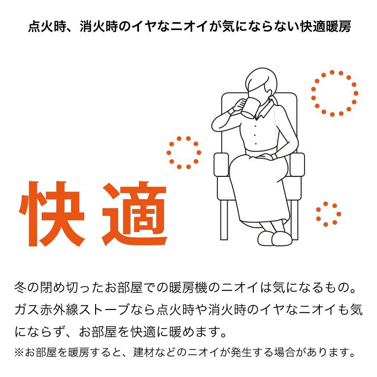 リンナイ（Rinnai） ガスストーブ R-852PMS3(D) 都市ガス プロパンガス